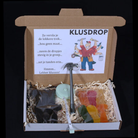 Mannen brievenbuscadeautje - Cadeautje voor de klusser. Is hij lekker aan het klussen dan past dit klussers cadeautje er goed bij.